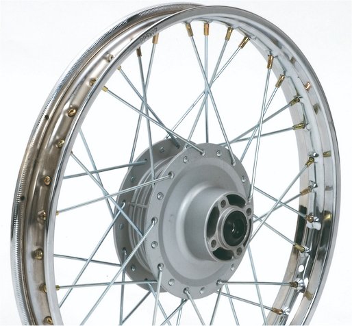 Yamaha FS1-E, DX 1976-on Rear wheel Complete (Direct Bolt on Sprocket type)