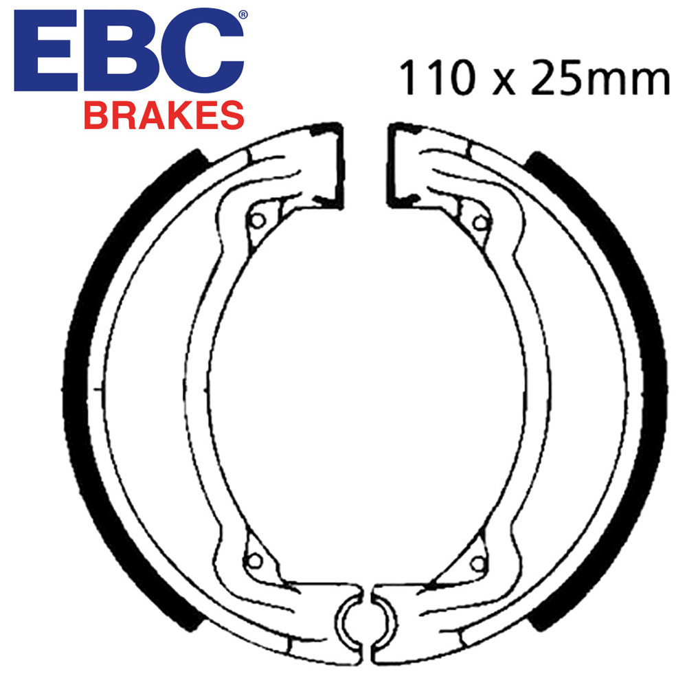 EBC Y504 BRAKE SHOES (check picture is same as your machine)