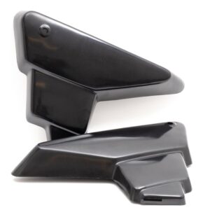 Yamaha FS1-E, FS1-E DX, FS1 (1977-79) Side cover set (LH+RH), Black 1X5-21711-00, 1X5-21721-00