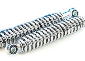 Yamaha FS1-E, FS1 Shock absorbers (1980-88) (Chrome) PAIR 3W3-22210-00-93
