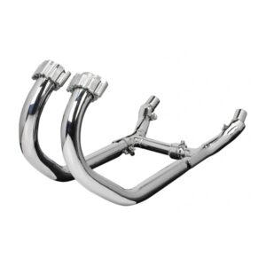 YAMAHA V-MAX 1200, VMX1200 (1984-07) PREDATOR FRONT DOWN PIPES WITH B/PIPE IN S/STEEL