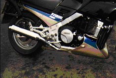 YAMAHA FJ1200 3CV, 3CY MODELS (1988-96) PREDATOR SILENCERS (FULLY ROAD LEGAL) IN S/STEEL (PAIR) FIT'S WITH LUGGAGE