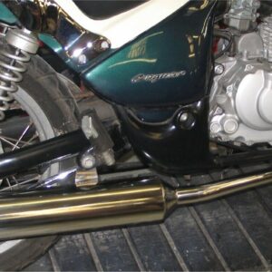 GILERA COGUAR 125 (99-02) PREDATOR FULL ROAD EXHAUST SYSTEM IN S/STEEL