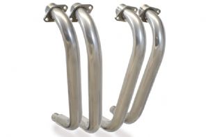 YAMAHA XJR1200, XJR1300, BIG BORE DOWNPIPES IN POLISHED STAINLESS