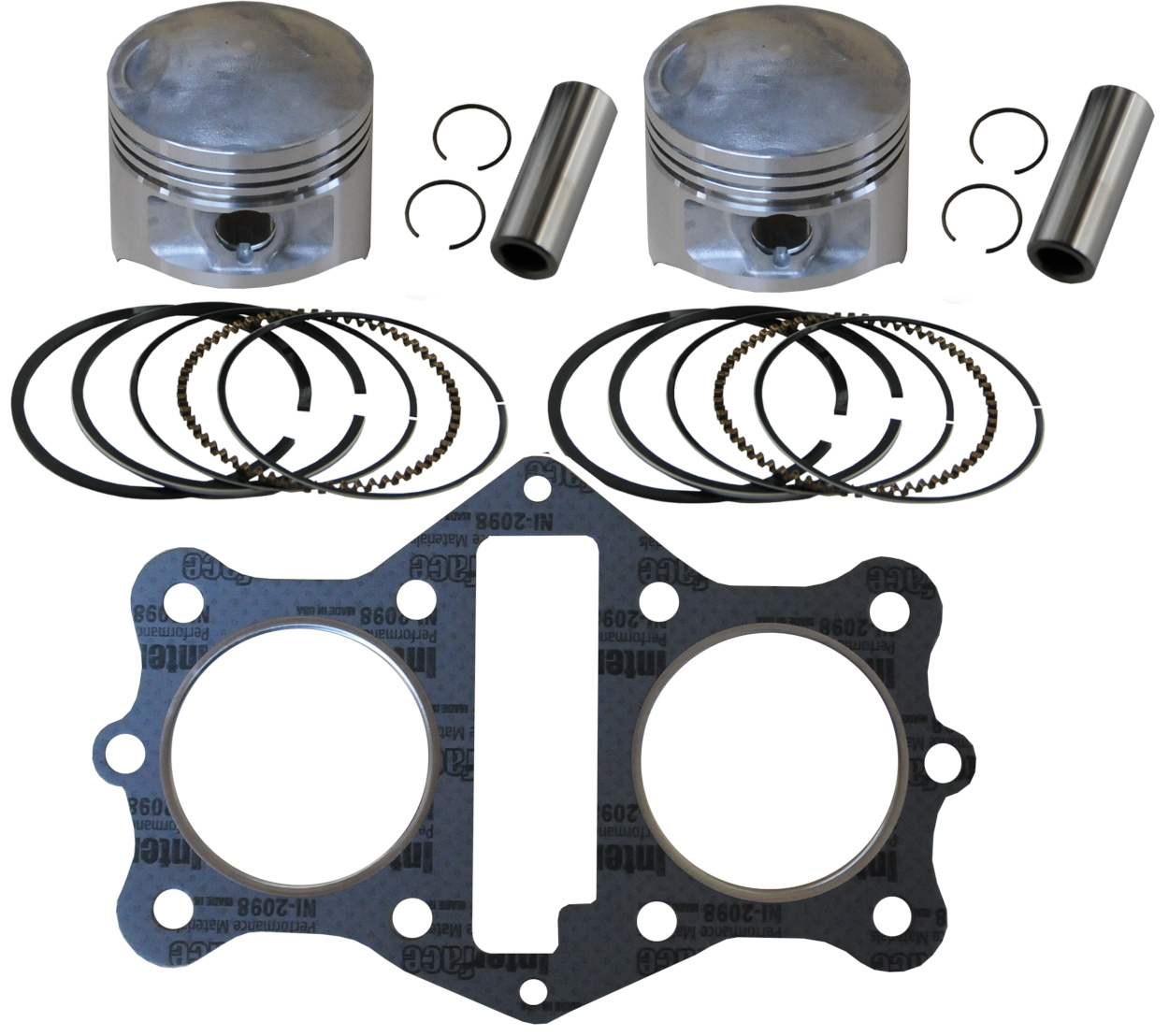 KAWASAKI Z400, KZ400 (1976-79) 436cc BIG BORE 67mm PISTONS & HEAD GASKET