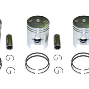 KAWASAKI KH250 S1 (1977-83) PISTON KIT 0.50 OVERSIZE 45.50mm Set of x3