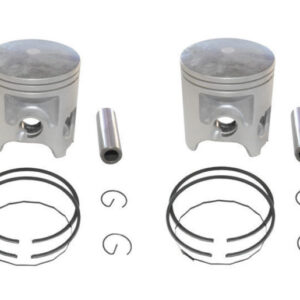 YAMAHA RD350 YPVS, RZ350 YPVS (1983-92) 1.00 OVERSIZE PISTON KIT 65.00mm (PAIR) JAPAN