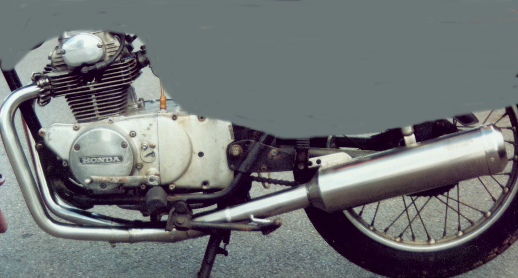 HONDA CB175 MODEL (1969-79) PREDATOR 2-1 ROAD LEGAL EXHAUST SYSTEM S/STEEL