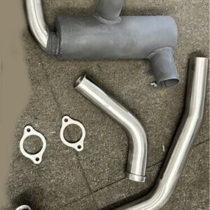 HONDA VT250 F,F2 ALL MODELS (1982-88) PREDATOR 2-1 DOWN PIPES & COLLECTOR in S/STEEL