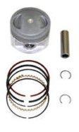 Kawasaki Z400, KZ400 (1974-77) FLAT TOP Piston Kit STD Size 64mm JAPAN