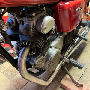 HONDA CD175, HONDA CB175 LOOK-A-LIKE DOWN PIPES (PAIR) IN STAINLESS STEEL