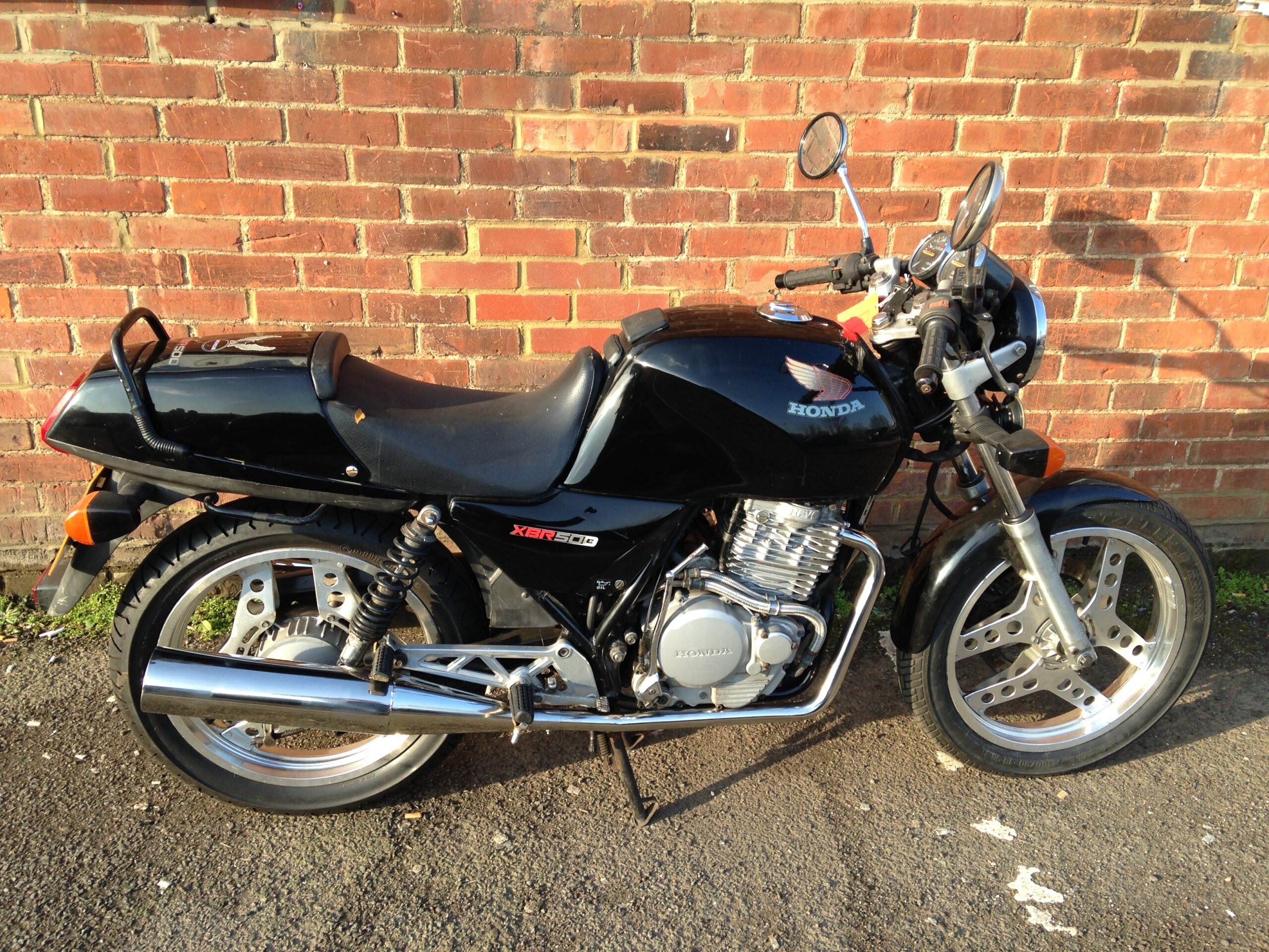 HONDA XBR500 PREDATOR 2-2 ROAD LEGAL FULL EXHAUST SYSTEM IN S/STEEL (ALL MODELS)