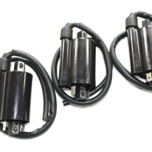 SUZUKI GT380 GT550 GT750 (1972-77) IGNITION COILS & PLUG CAPS SET OF 3