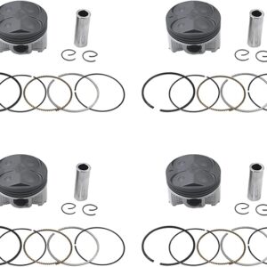 YAMAHA FZ400, YAMAHA FZR400RR, SP 3JT/4DX/4YR (1990-94) STD/0.25/0.50/0.75/1.00 PISTON KIT  (SEE DROP DOWN BOX) SET OF 4 TAIWAN