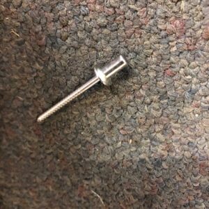 RIVET 4mm SPECIAL BLANK ENDED IN STAINLESS FOR SILENCER RIVET BANDS (EACH)