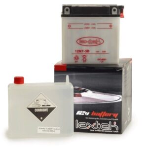 12N7-3B Motorcycle Battery 135mm x 75mm x 135mm 12N7-3B