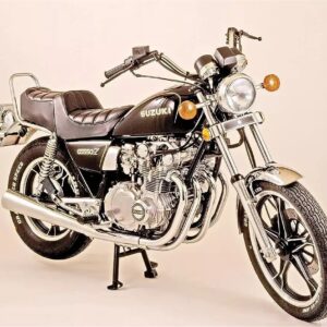 SUZUKI GS550LT, LX, CUSTOM (1980-82) TAILORED SEAT COVER BLACK NEW!