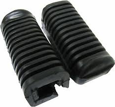 Yamaha SR500 1983-95, XS1100 1978-79 Footrest Rear Rubbers (PAIR)