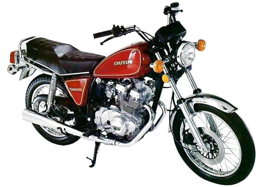 SUZUKI GS250T REPLICA 2-2 EXHAUST SYSTEM NEW!