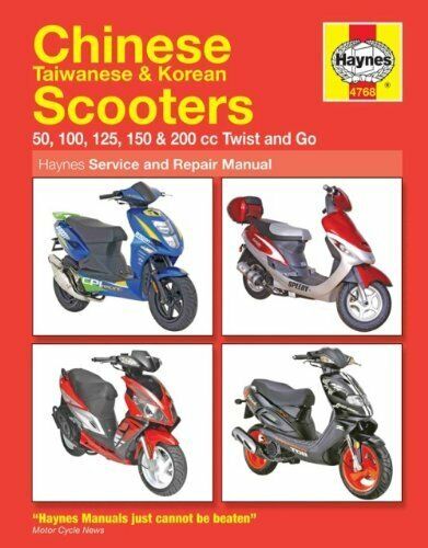 CHINESE/ KOREAN/ TAIWANESE SCOOTER SERVICE REPAIR MANUAL