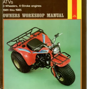 KAWASAKI ATV'S 3 WHEELER'S 1981-85 ( Haynes Workshop Manual 1142)