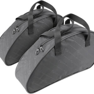 SADDLEMEN SADDLEBAG (LINER) UNIVERSAL TEXTILE TEARDROP SMOOTH BLACK - SMALL (PAIR)