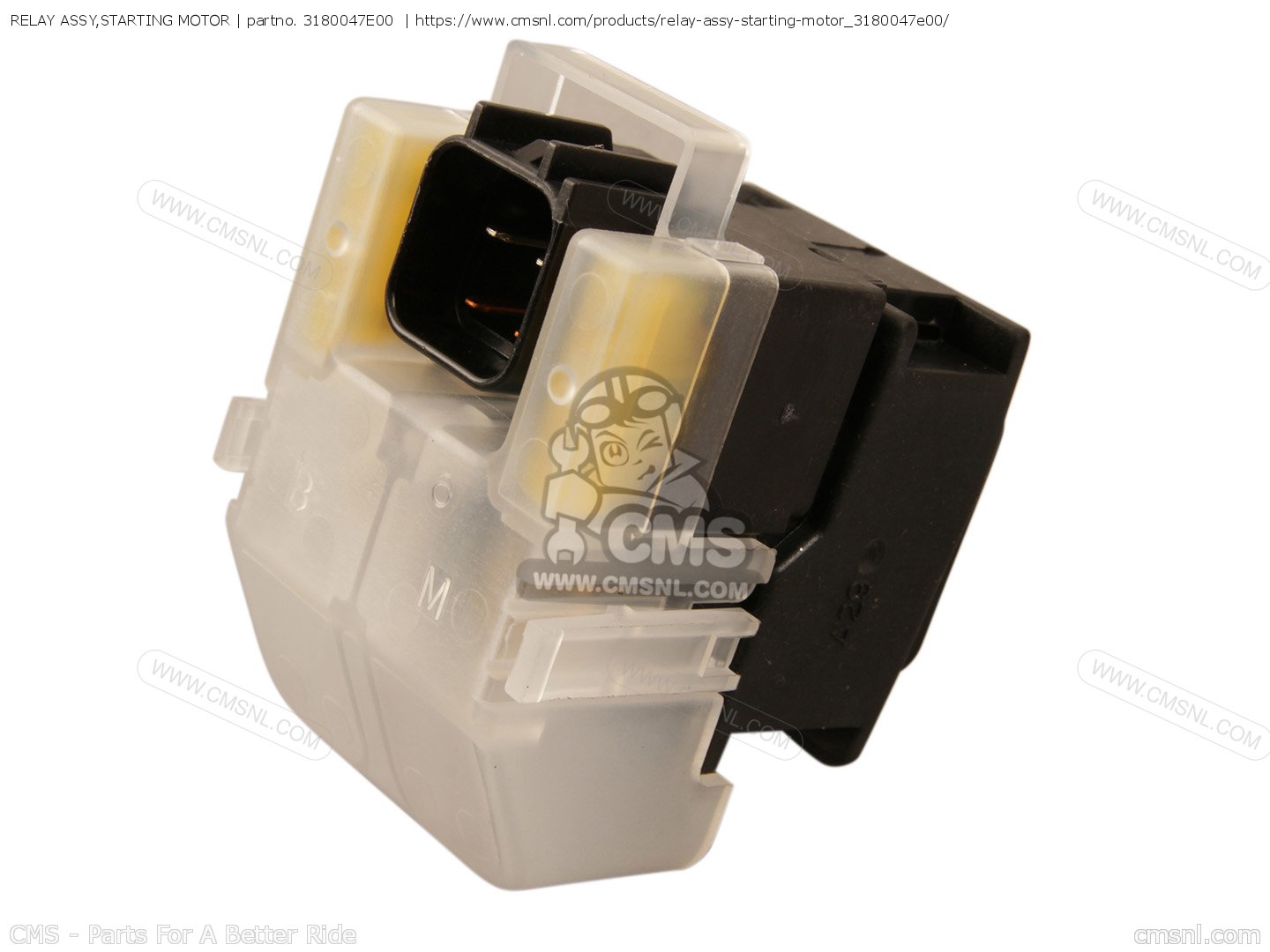 SUZUKI GZ250 MARAUDER LT-F250 OZARK RV125 RV200 ST400 RELAY ASSY FOR STARTING MOTOR GENUINE 31800-47E00