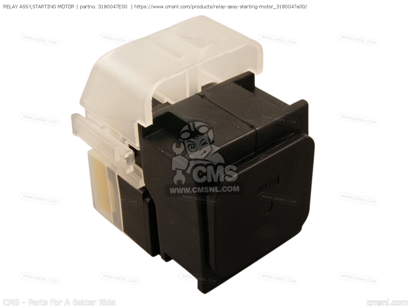 SUZUKI GZ250 MARAUDER LT-F250 OZARK RV125 RV200 ST400 RELAY ASSY FOR STARTING MOTOR GENUINE 31800-47E00 - Image 2