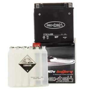 YTX14-BS Motorcycle Battery 150mm x 87mm x 145mm YTX14-BS