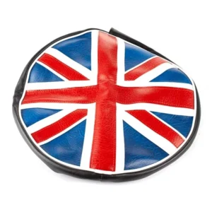 SCOOTER SPARE WHEEL COVER UNION JACK UNIVERSAL FOR 350 X 10 TYRE