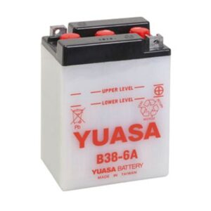 B38-6A YUASA 6V PREMIUM Battery inc Electrolyte B38-6A