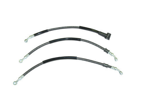 HONDA CBX1000 (81-82) FRONT BRAKE HOSES SET UPPER LOWER HOSE 3pc