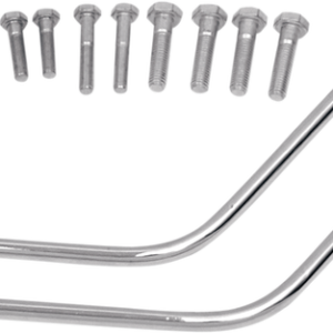 SADDLEMEN S4 UNIVERSAL & HONDA KAWASAKI SADDLEBAG SUPPORT BRACKET CHROME