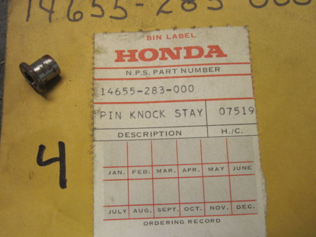 Honda CB450T CB450K CB450P CL450 CB500T Roller Stay Knock Pin 14655-283-000 - Image 2