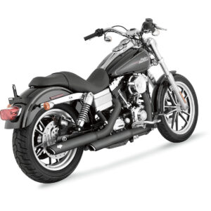 HARLEY DAVIDSON FXD, FXDWG VANCE & HINES MUFFLER TWIN SLASH 3" BLACK (SEE FITMENT LIST BELOW)