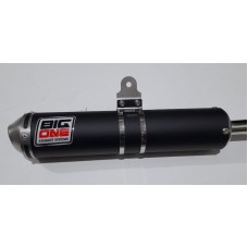 Honda MTX 125 Rear Silencer Pipe Alloy Black by Fresco Italy