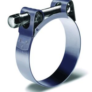 EXHAUST BANJO CLAMP 68mm - 73mm All Stainless Steel inc Bolt