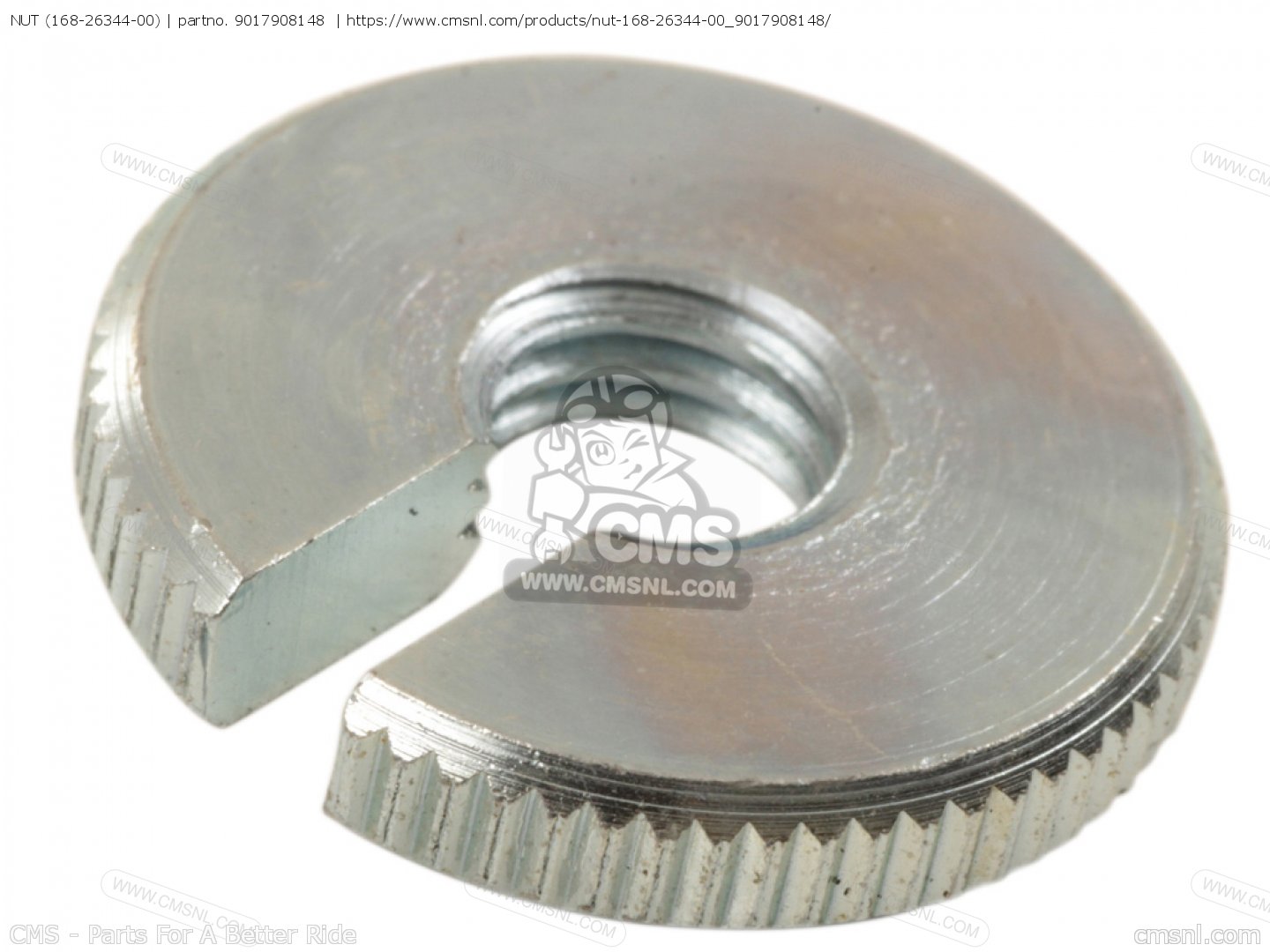 SUZUKI/YAMAHA CABLE ADJUSTER LOCK NUT (168-26344-00), 90179-08148