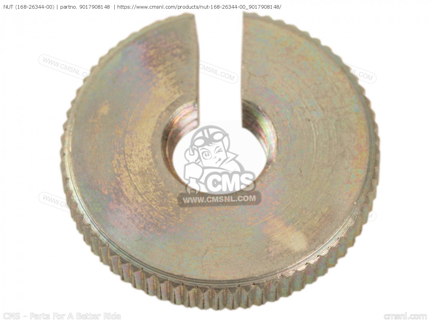 SUZUKI/YAMAHA CABLE ADJUSTER LOCK NUT (168-26344-00), 90179-08148 - Image 2