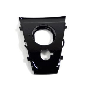 Fuel filler / pillion cover for QT-9 black lacquered for BT49QT-9 Scooters