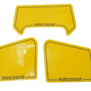 Honda MT50 Paris Dakar yellow Sticker set (for red bike)