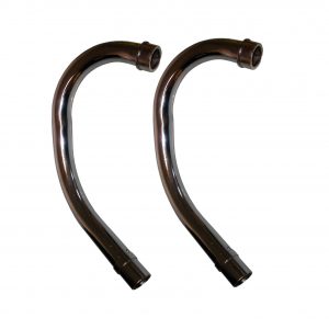 Honda CX500Z, A, B 79-82, GL400, GL500 82, CX500EC REPLICA DOWN PIPES IN CHROME (PAIR)