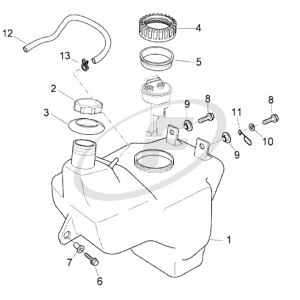 APRILIA ATLANTIC 125-300, DORSODURO 750, LEONARDO 125-150 OIL PIPE AP8220402
