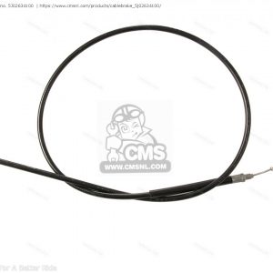 YAMAHA DT50MX, DT80MX FRONT BRAKE CABLE (JAPAN) 5J0-26341-00