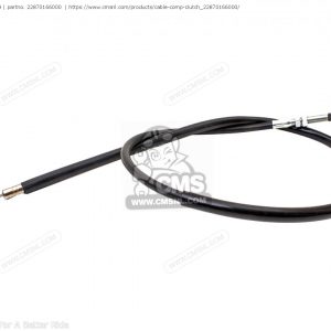 HONDA MB5, MB50, MB80, MB100, H100A CLUTCH CABLE (GENUINE) 22870-166-000
