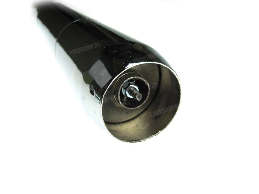 PUCH MAXI Exhaust 28mm inlet chrome cigar fast original model (Clamp is 5605 to be ordered separate if needed) - Image 3