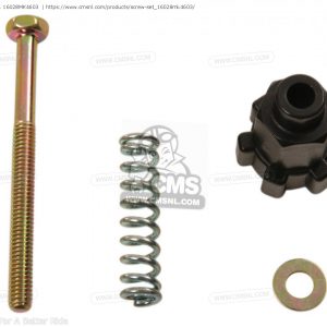 HONDA XBR500, GB500 THROTTLE ADJUSTING SCREW KIT GENUINE 16028-MK4-601