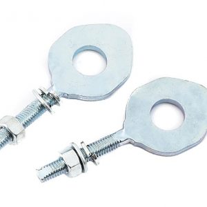 SUZUKI K50, A100, DS80, FR50/70/80, K10/11/15, OR50, RM50/80 ETC CHAIN AJUSTERS 61411-01002 (PAIR)