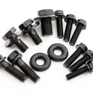 YAMAHA DT50MX YAMAHA DT80MX FRONT FORK BOLT/WASHER/O'RING SET BLACK