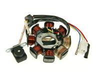 Stator for SYM, BAOTIAN, BENZHOU, BUFFALO, RIEJU, SCOMADI, ZONGSHEN, PULSE, REX, JINLUN, ERING, SACHS, PEUGEOT 50cc
